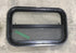 Used Black Radius Opening Window : 23 1/2" W X 14 1/2" H X 2" D