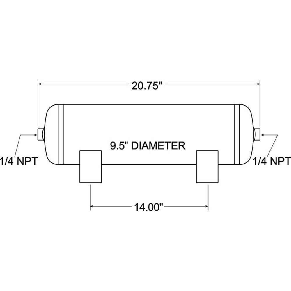 5 Gallon Air Tank - Young Farts RV Parts
