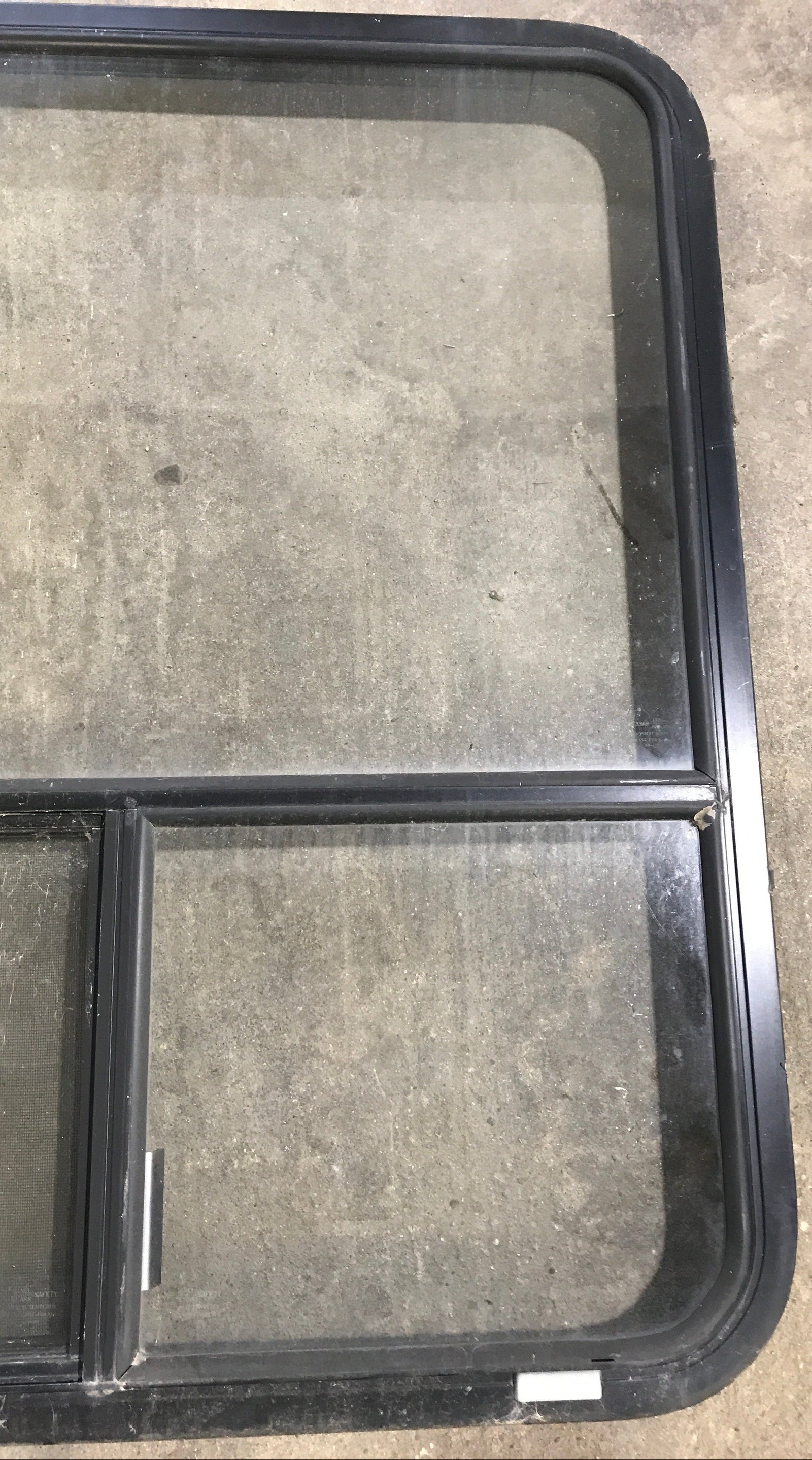 Used Black Radius Opening Window : 36 1/4