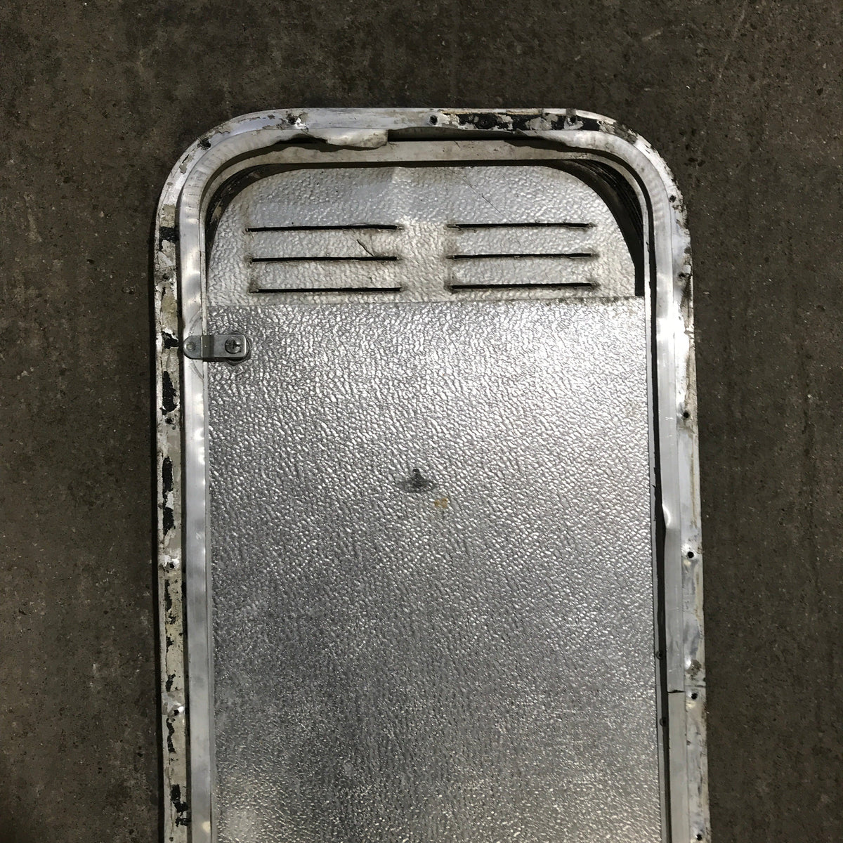 Used Radius Cornered Propane / Battery Cargo Door 13 3/4