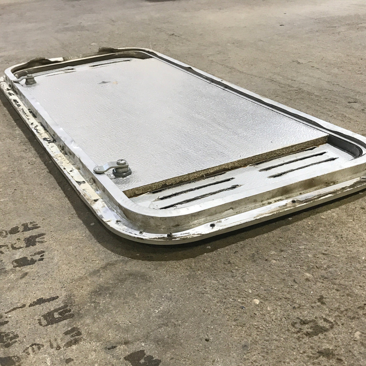 Used Radius Cornered Propane / Battery Cargo Door 13 3/4