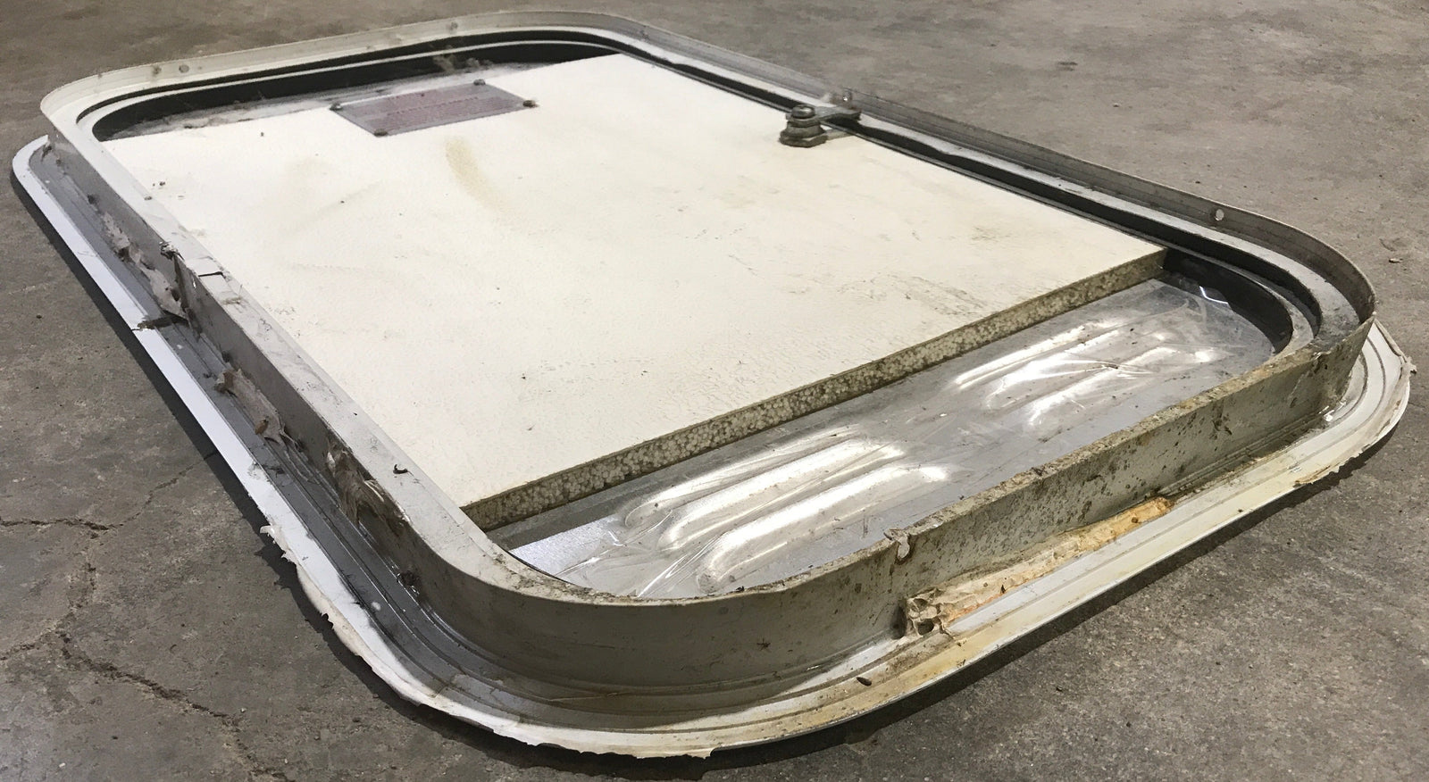 Used Radius Cornered Propane / Battery Cargo Door 13 3/4