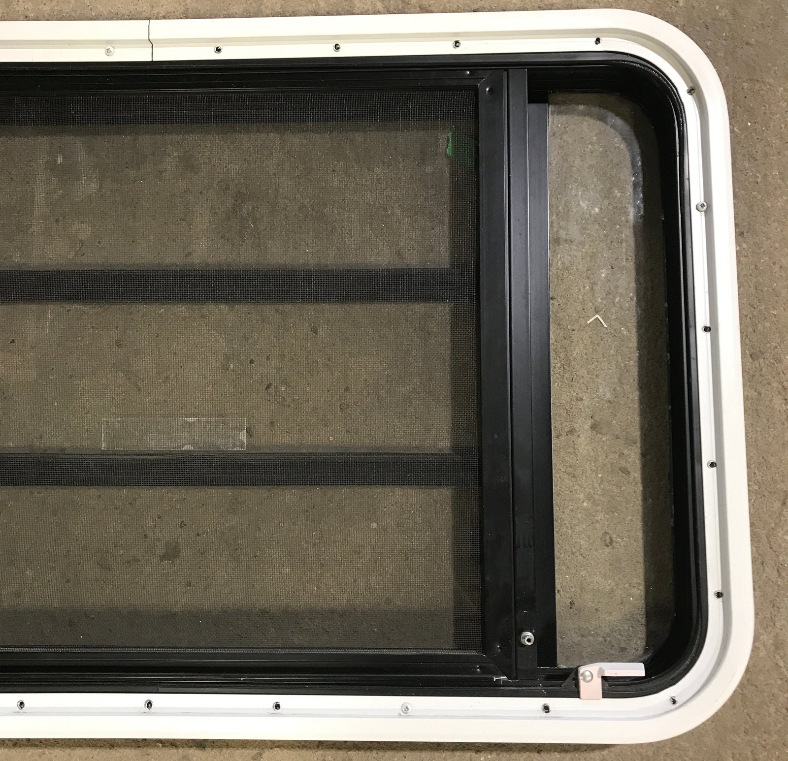 Used Black Radius Emergency Opening Window : 35 1/4