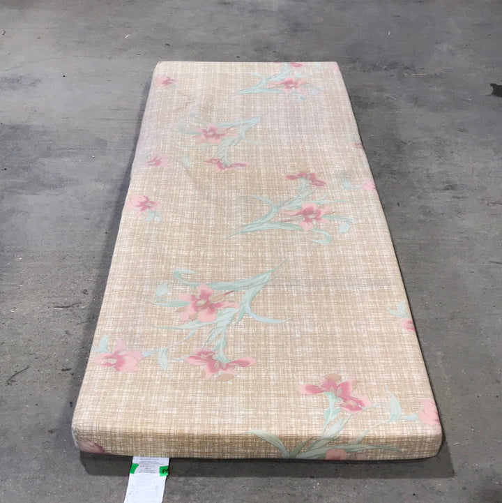 Used Bunk Mattress 76" L x 29" W x 2" D