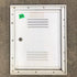 Used Squared Cornered Battery Cargo Door - 10 3/4" x 13 3/4" x 1/2 "D