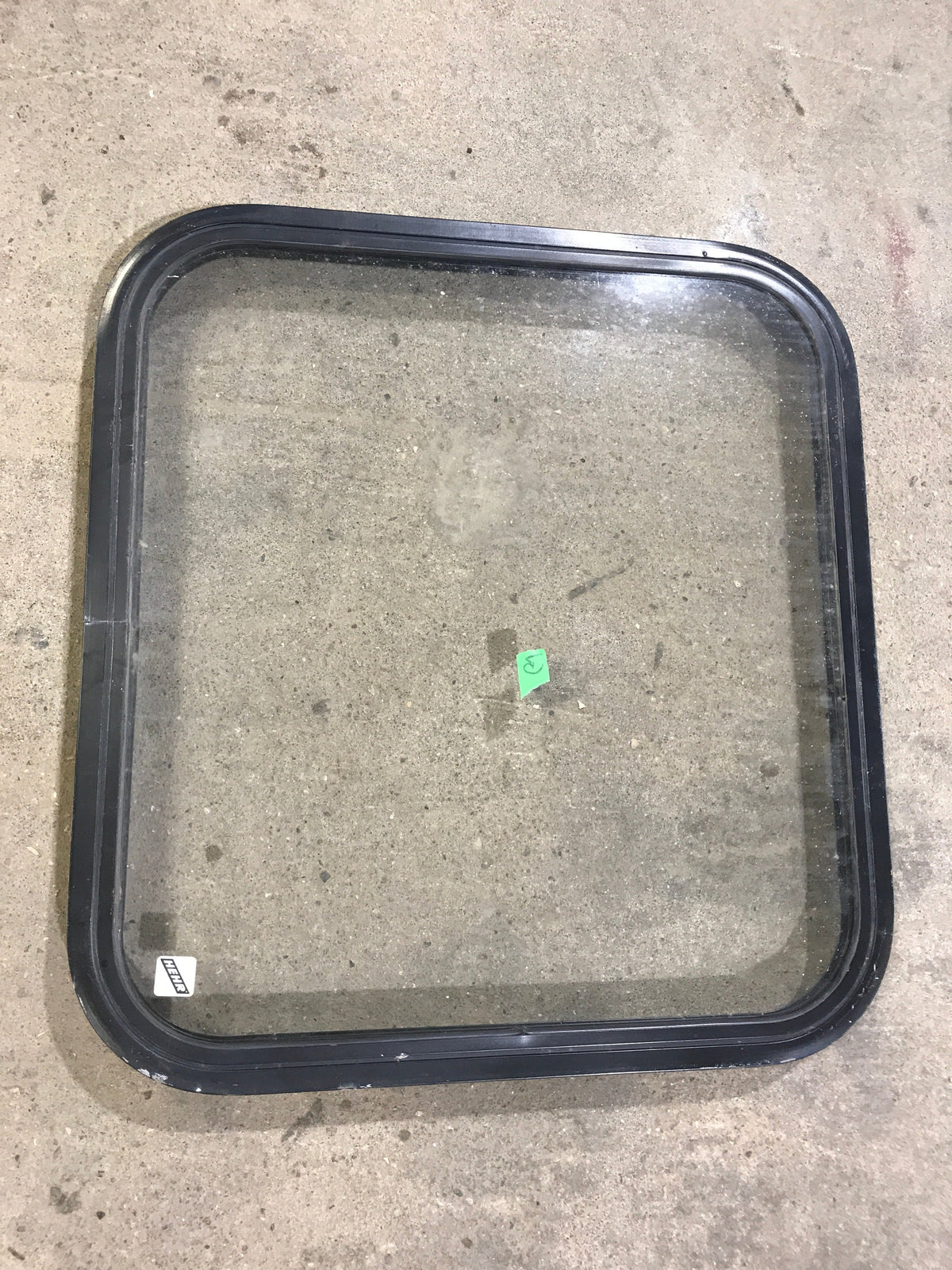 Used Black Radius Non-Opening Window : 23
