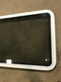 Used White Radius Non Opening Window : 35 3/4" W x 26 1/4" H x 1 7/8" D
