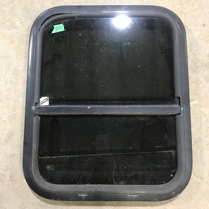 Used Black Radius Opening Window : 21.5" X 17.5" X 1.25"