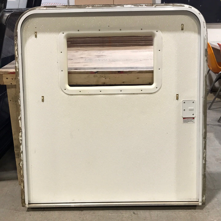 Used Radius Storage Entry Door 43 1/2" x 47 1/2" x 3" - Young Farts RV Parts
