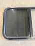 Used Black Radius Opening Window : 34" W x 19 3/4" H x 1 1/2"