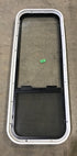 Used Black Radius Opening Window : 15 1/2" W x 41 1/2" H x 2" D