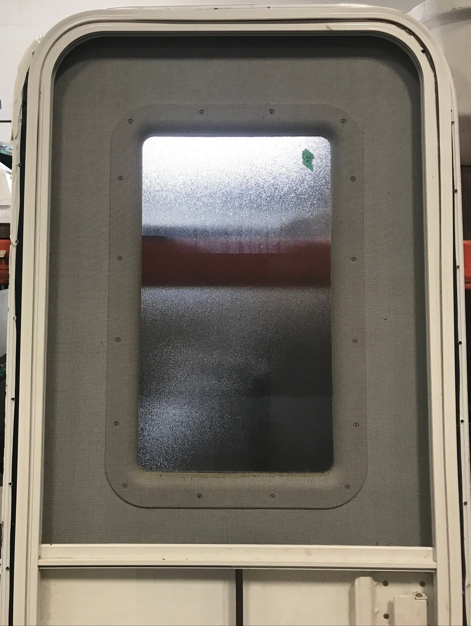 Used RV Radius Corner Entry Door 25 1/2