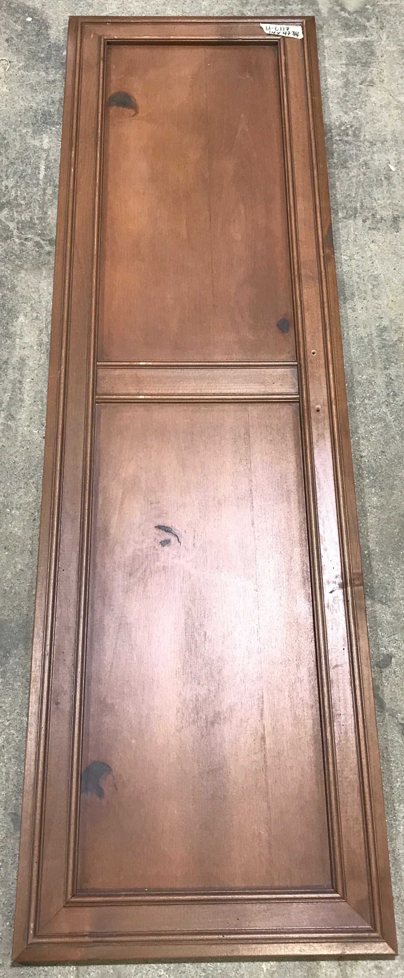 Used RV Cupboard/ Cabinet Door 47 3/4" H X 14" W X 3/4" D