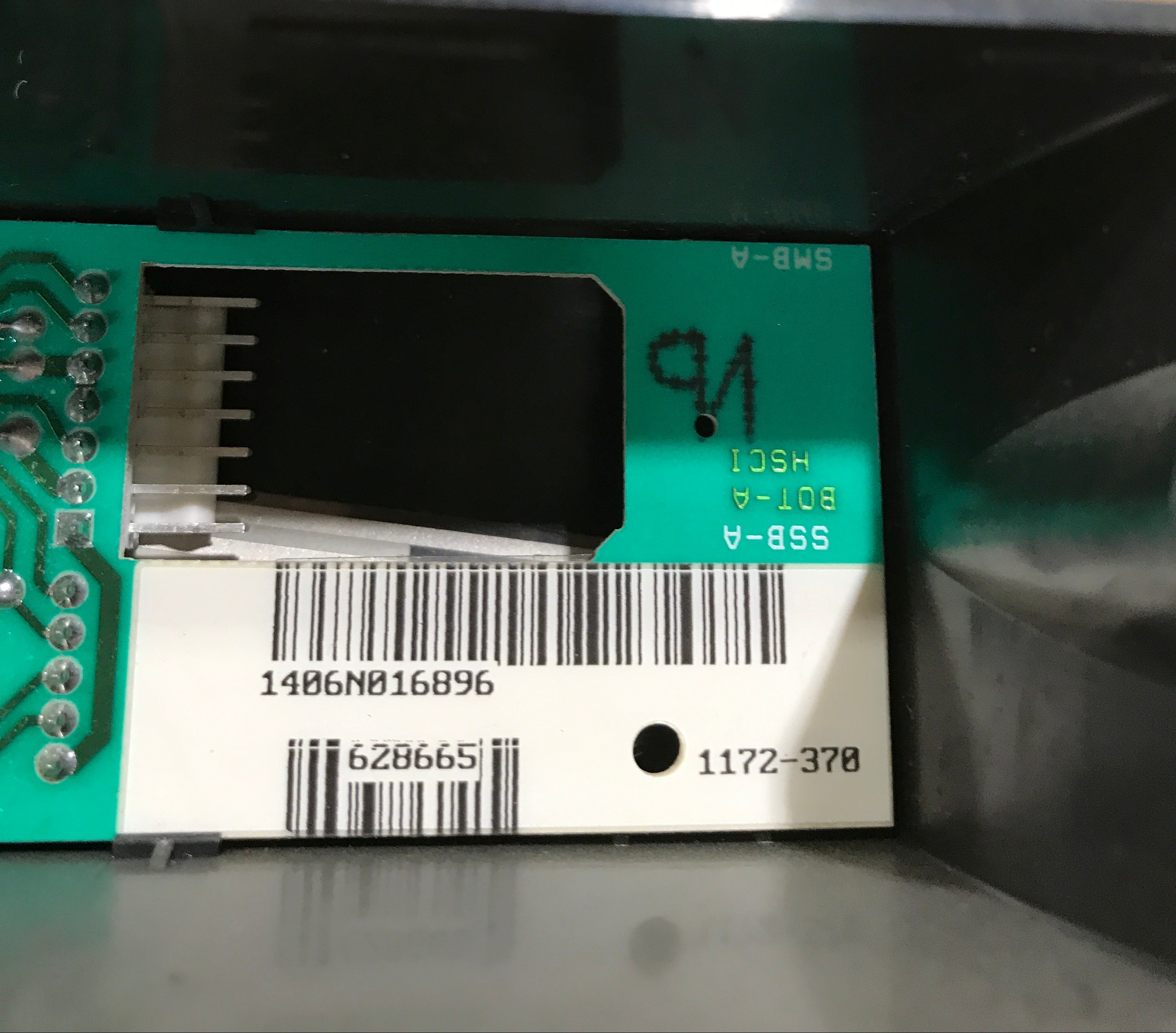 Used  Norcold Optical Eyebrow Display Circuit Board -  628665