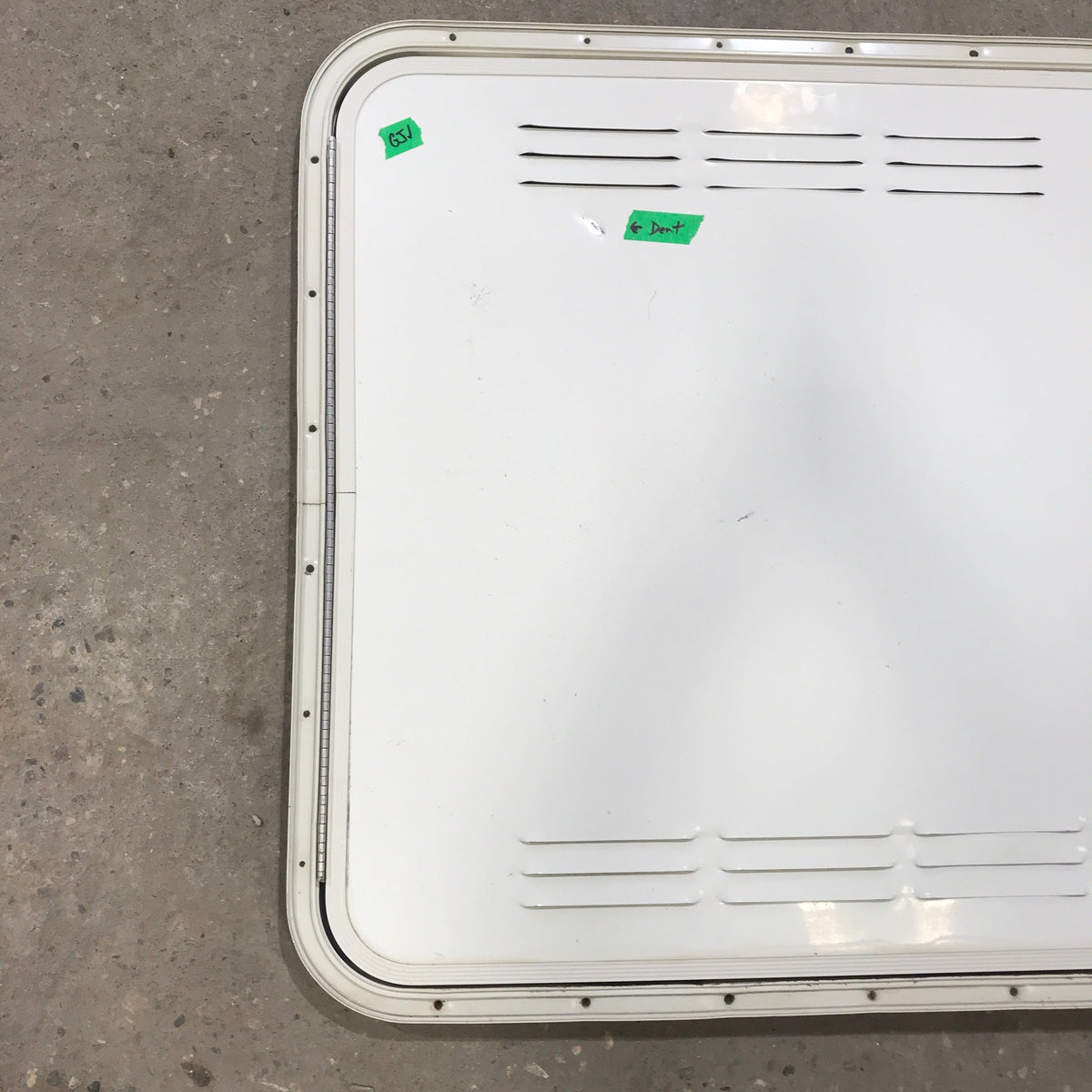 Used Radius Cornered Propane / Battery Cargo Door 26 3/4