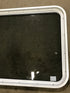 Used White Radius Non Opening Window : 35 3/4" W x 26 1/4" H x 1 7/8" D