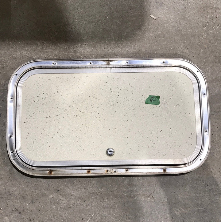 Used Radius Cargo / compartment Door 19 3/4' W x 10 3/4" H x 1/2" D