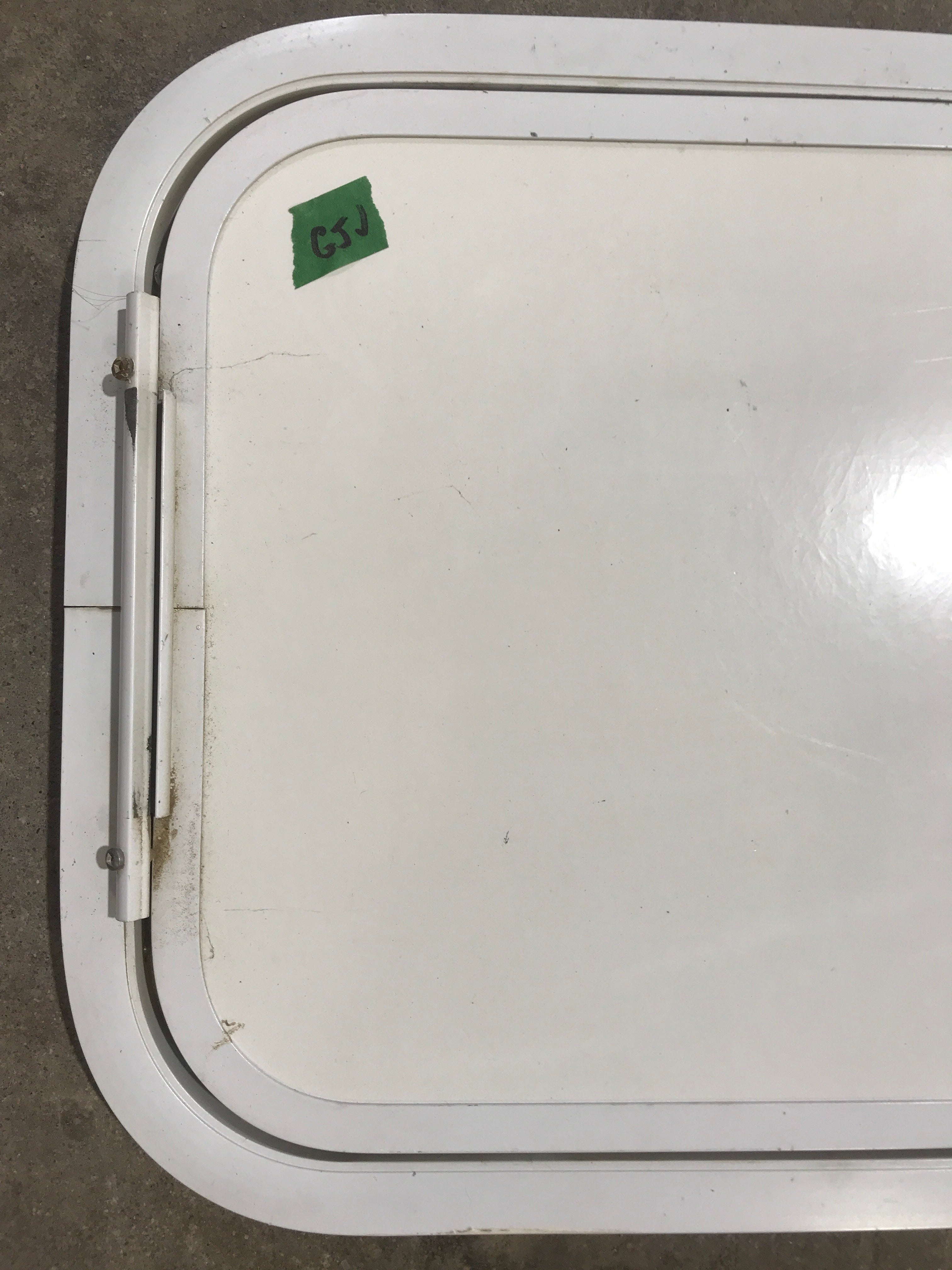 Used Radius Cornered Cargo Door 15 3/4" x 12 3/4" x 3/4"D