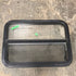Used Black Radius Opening Window : 20 1/2" W X 21 1/4" H X 2" D