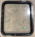 Used Black Radius Non Opening Window : 25 1/2" W x 23 1/2" H x 2" D