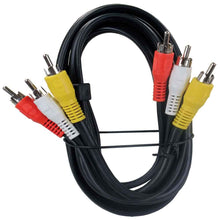 Load image into Gallery viewer, 6&#39; RCA/A - V Triple Cable - Young Farts RV Parts