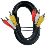 6' RCA/A-V Triple Cable