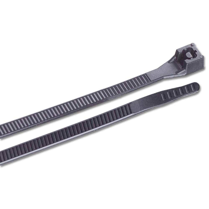 6" UV Black Standard Cable Zip Ties - 100 Pack - Young Farts RV Parts