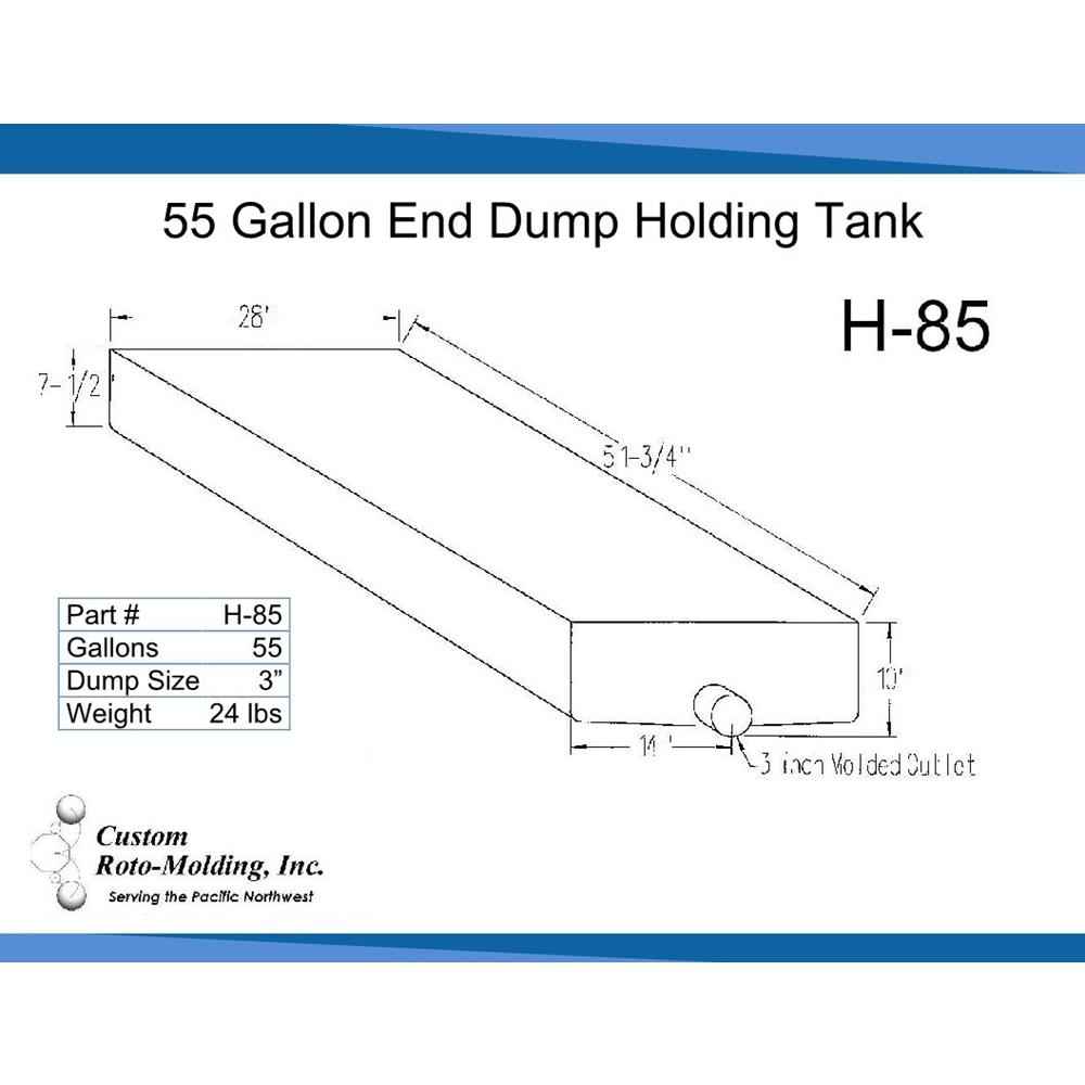 60 Gal Holding Tank - Young Farts RV Parts