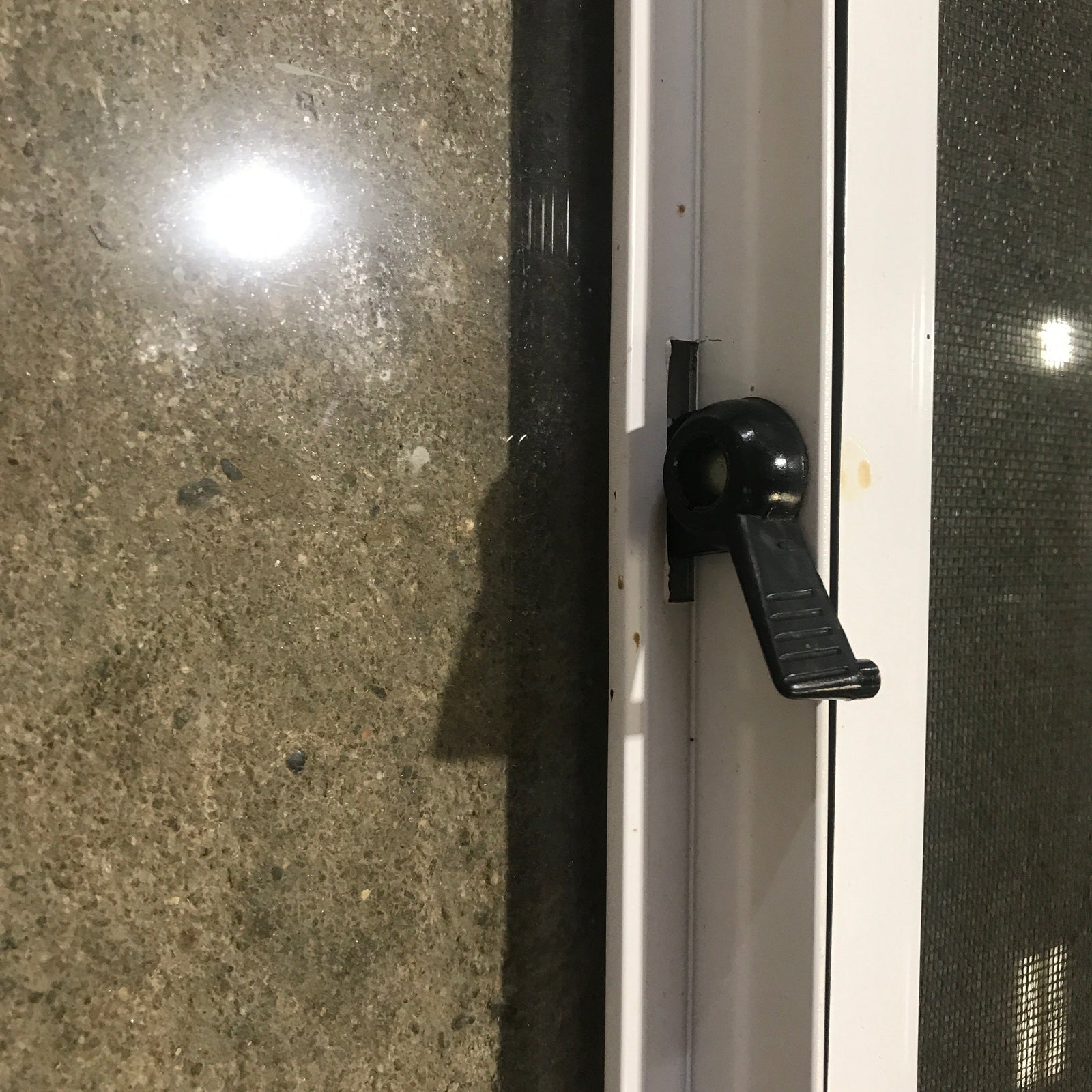 Used White Radius Opening Window : 24 1/4