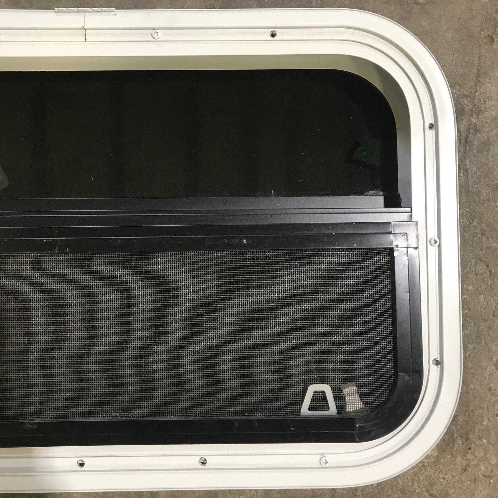 Used White Radius Opening Window : 23.5