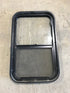 Used Black Radius Opening Window : 28 3/4" W x 17 1/2" H x 2"