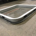 Used White Radius Non Opening Window : 23 1/2" W x 21 1/2" H x 1 7/8" D