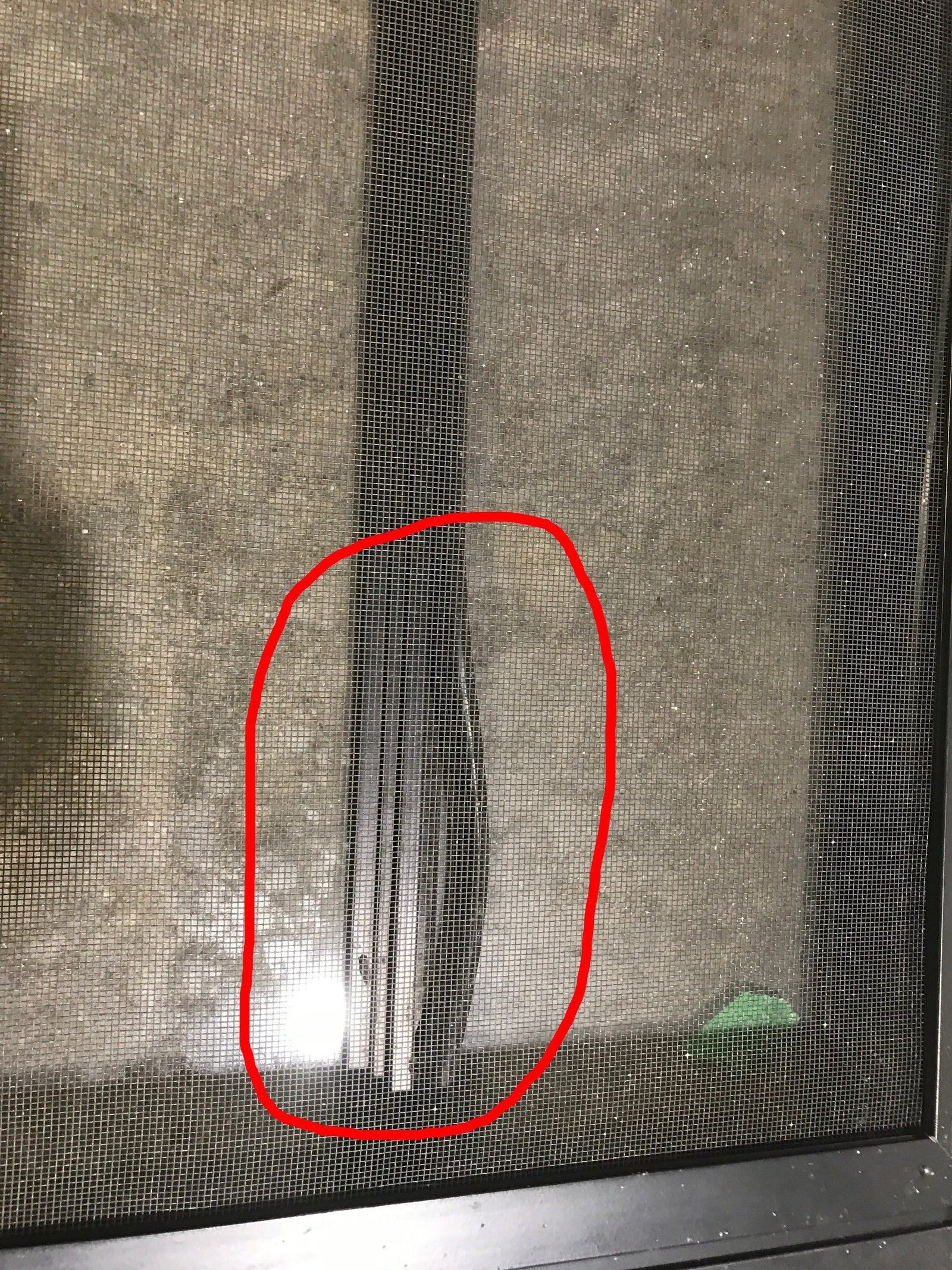 Used Black Radius Opening Window : 35 1/4