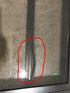 Used Black Radius Opening Window : 35 1/4" W x 21 1/4" H x 1 7/8" D