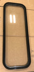Used Black Radius Non-Opening Window : 39 1/2" W X 13 1/2" H X 1 1/2" D