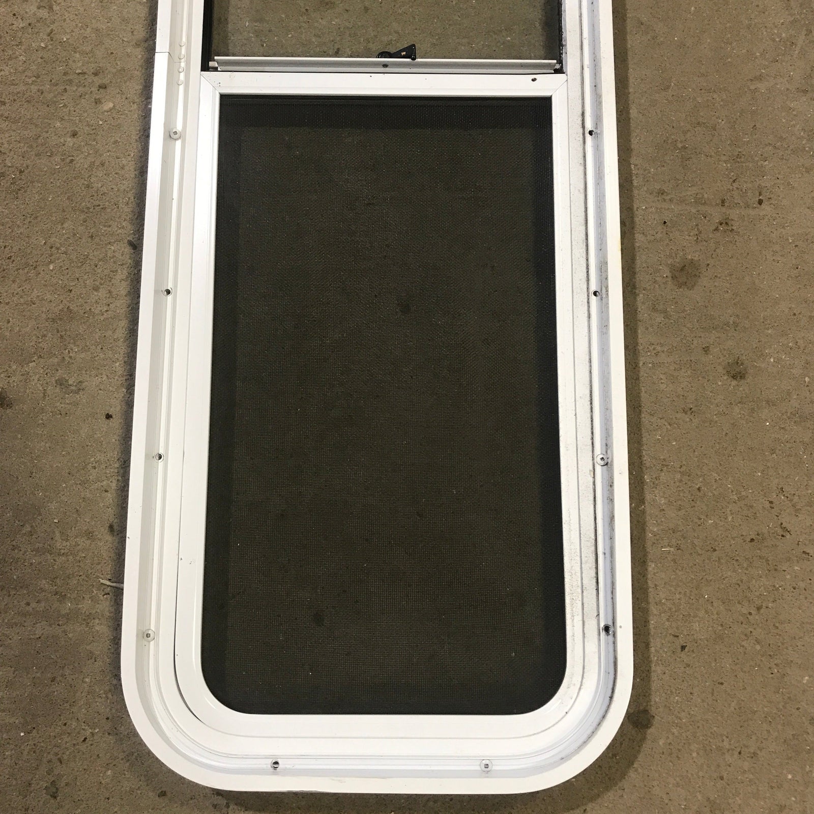 Used White Radius Opening Window : 48