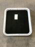 Used White Radius Non Opening Window : 25 1/2" W x 23 1/2" H x 1 3/4" D