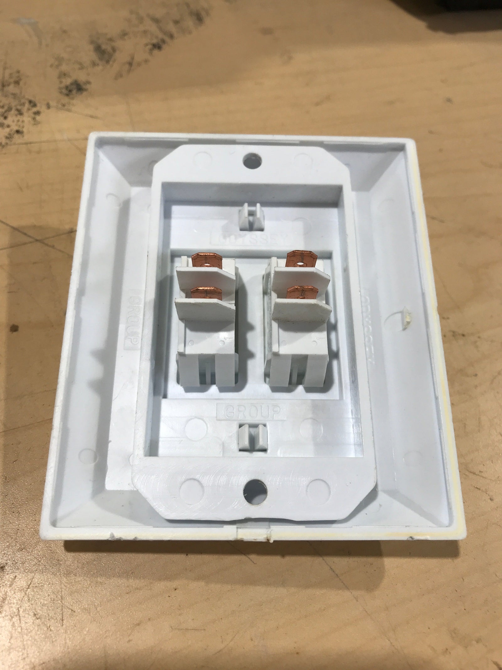 Used 12v RV Double Light Switch