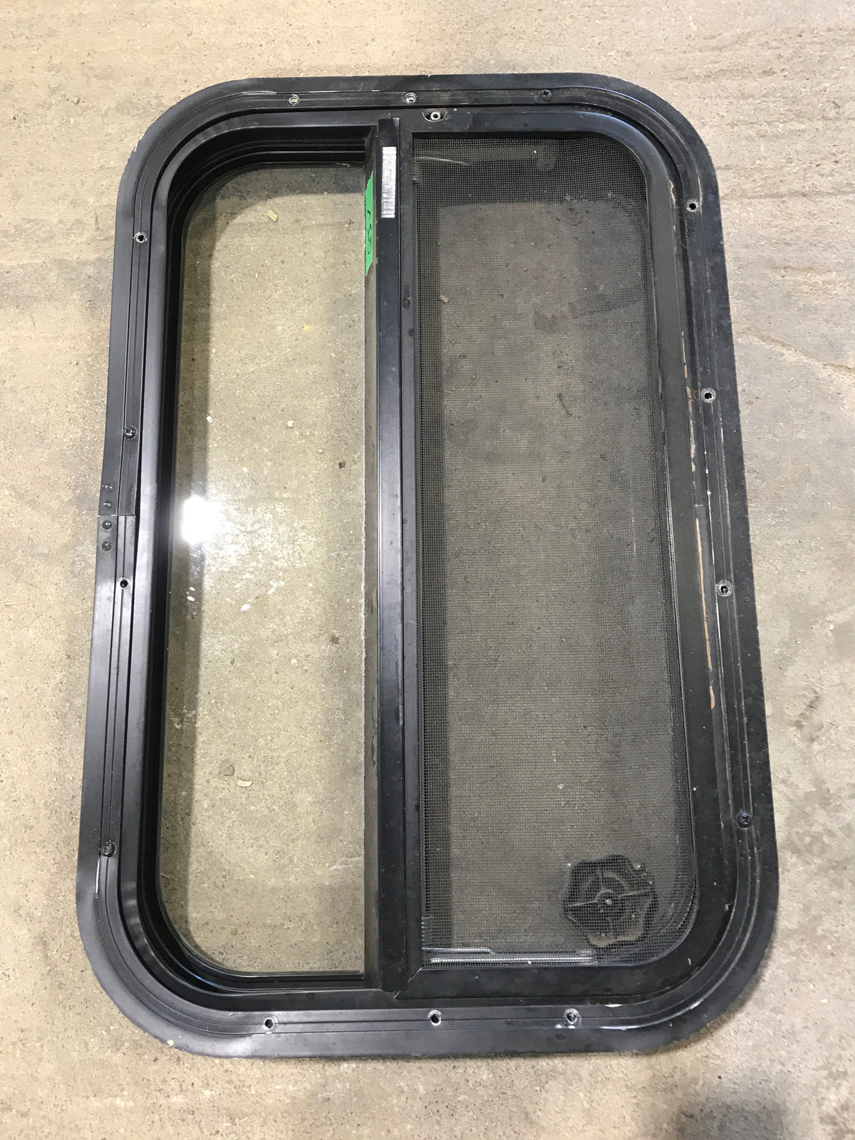 Used Black Radius Opening Window : 23 1/2