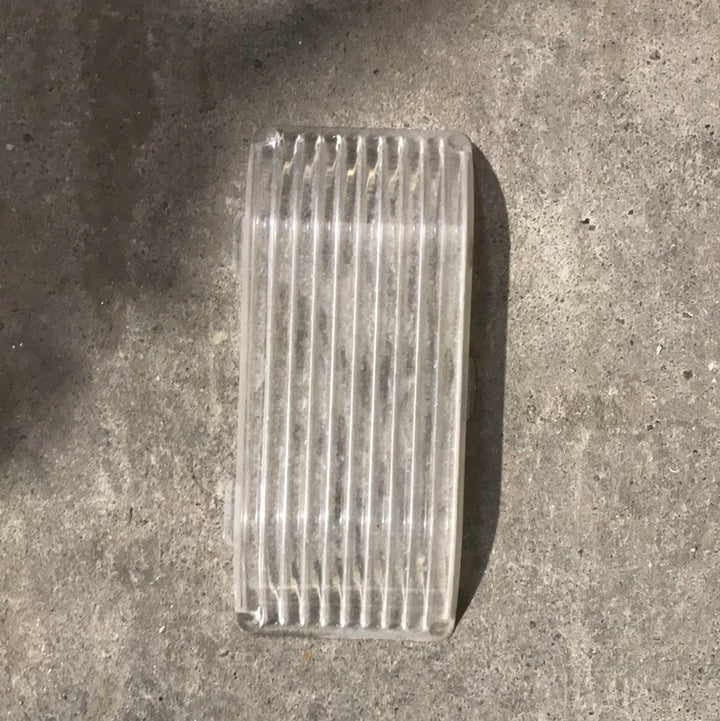 Used Porch Light Replacement Lens, Clear 5 1/4" X 2 1/4"