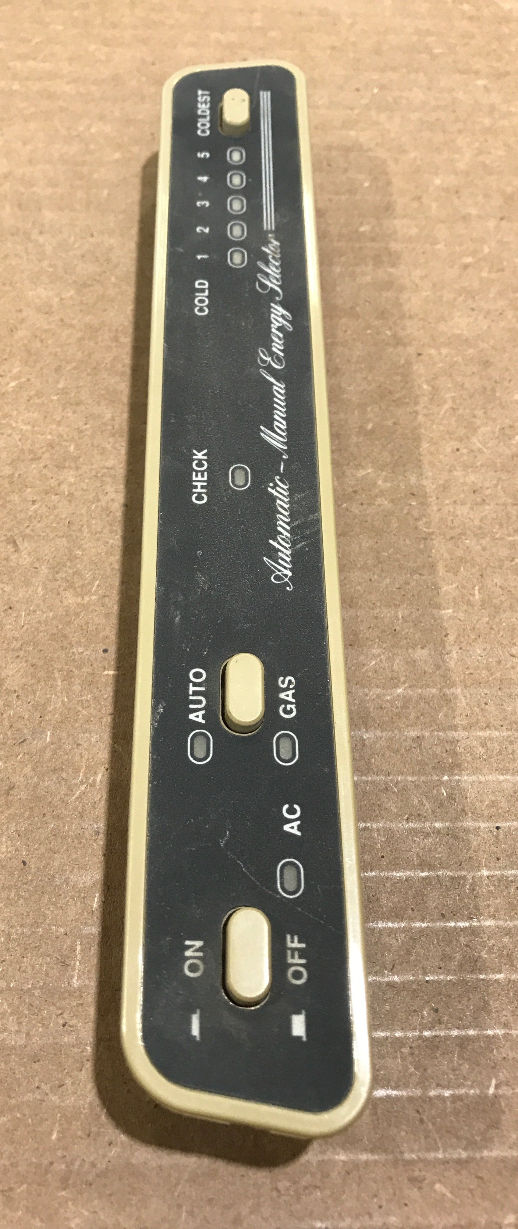 Used Dometic Refrigerator Eyebrow Control Board, 2 Way - 2932884014