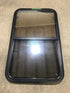 Used Black Radius Opening Window : 23 3/4" W x 39 3/4" H x 1 1/2" D