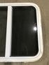 Used White Radius Opening Window : 24 1/4" W x 21 1/2" H x 2" D