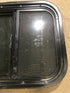 Used Black Radius Opening Window : 17 1/2" W x 14 1/2" H x 1 7/8" D