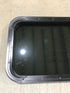 Used Black Radius Non Opening Window : 21 1/2" W x 17 1/2" H x 1 7/8"