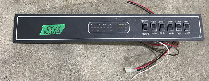 Used Range Hood Fan Front Panel with Circuit Board