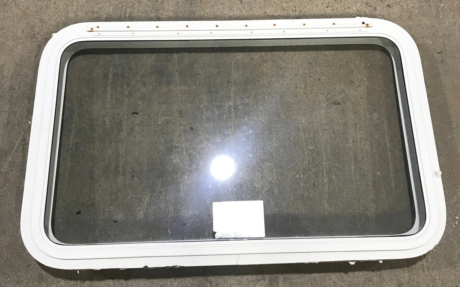Used White Radius Emergency Opening Window : 35 1/2