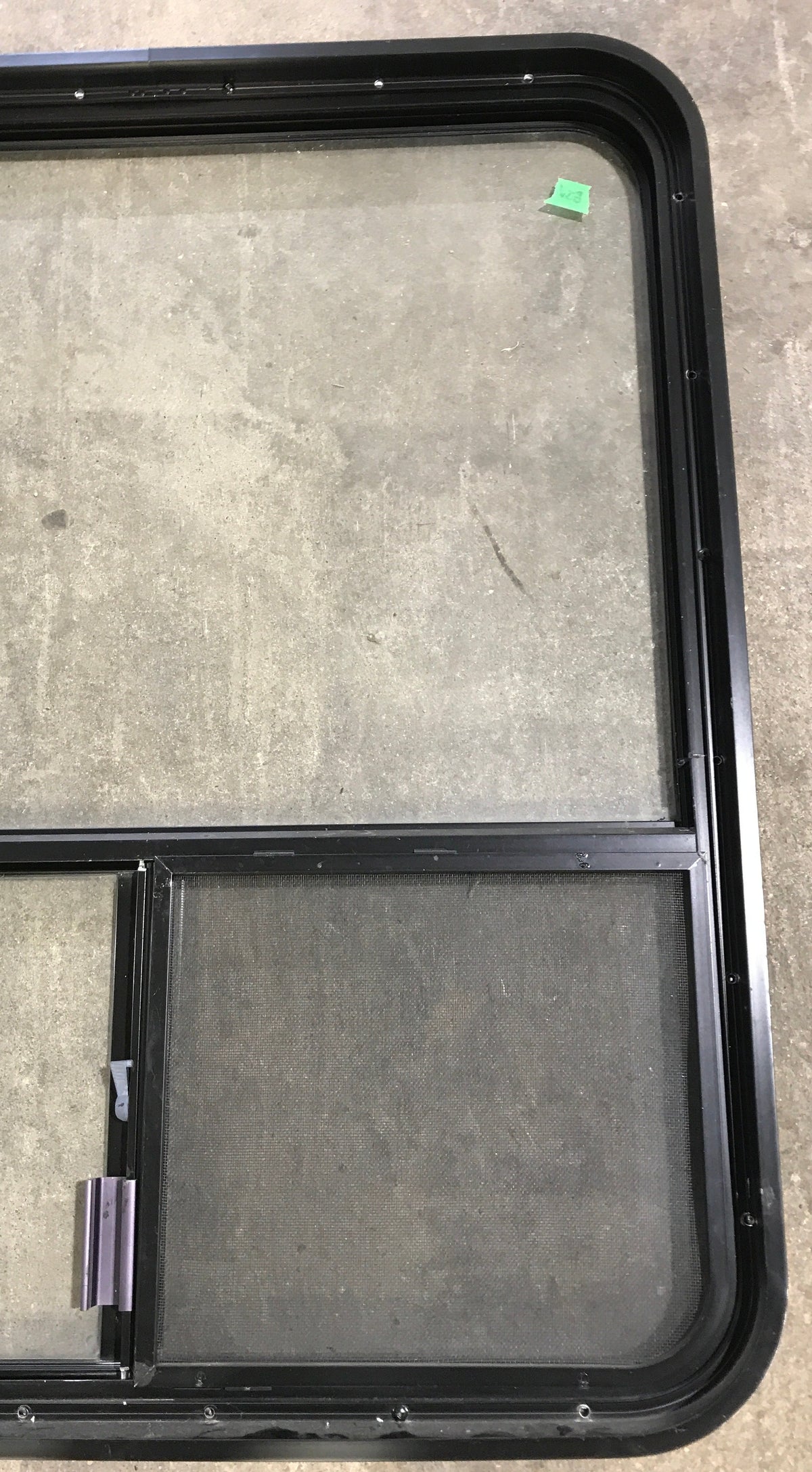 Used Black Radius Opening Window : 36 1/4