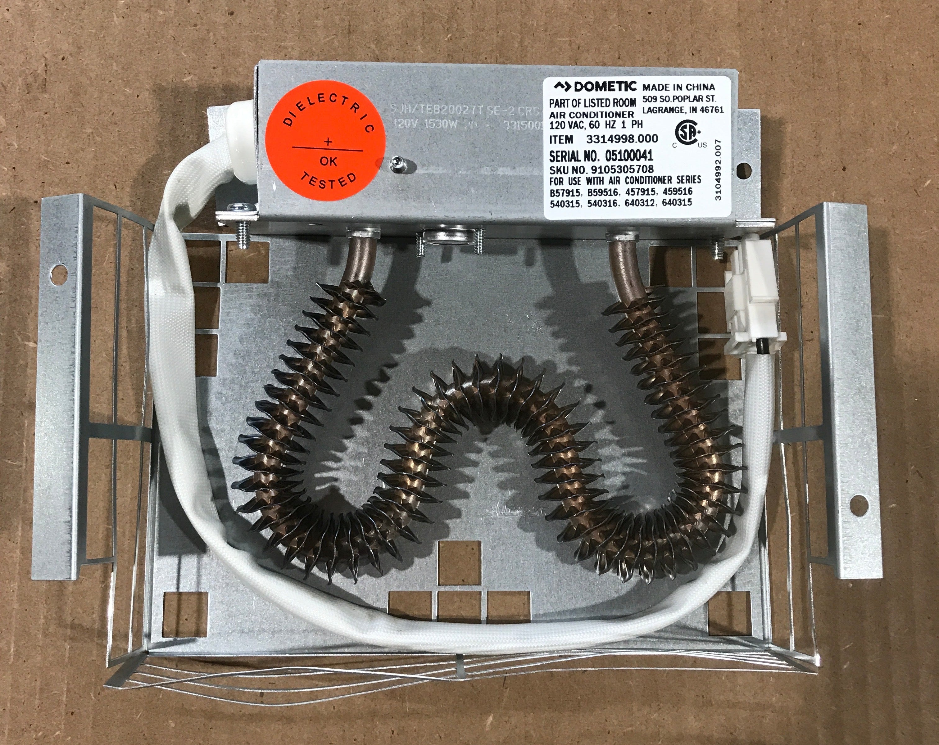 Used Dometic / Duo-therm Heat Strip, Non-Ducted - 3314998.000