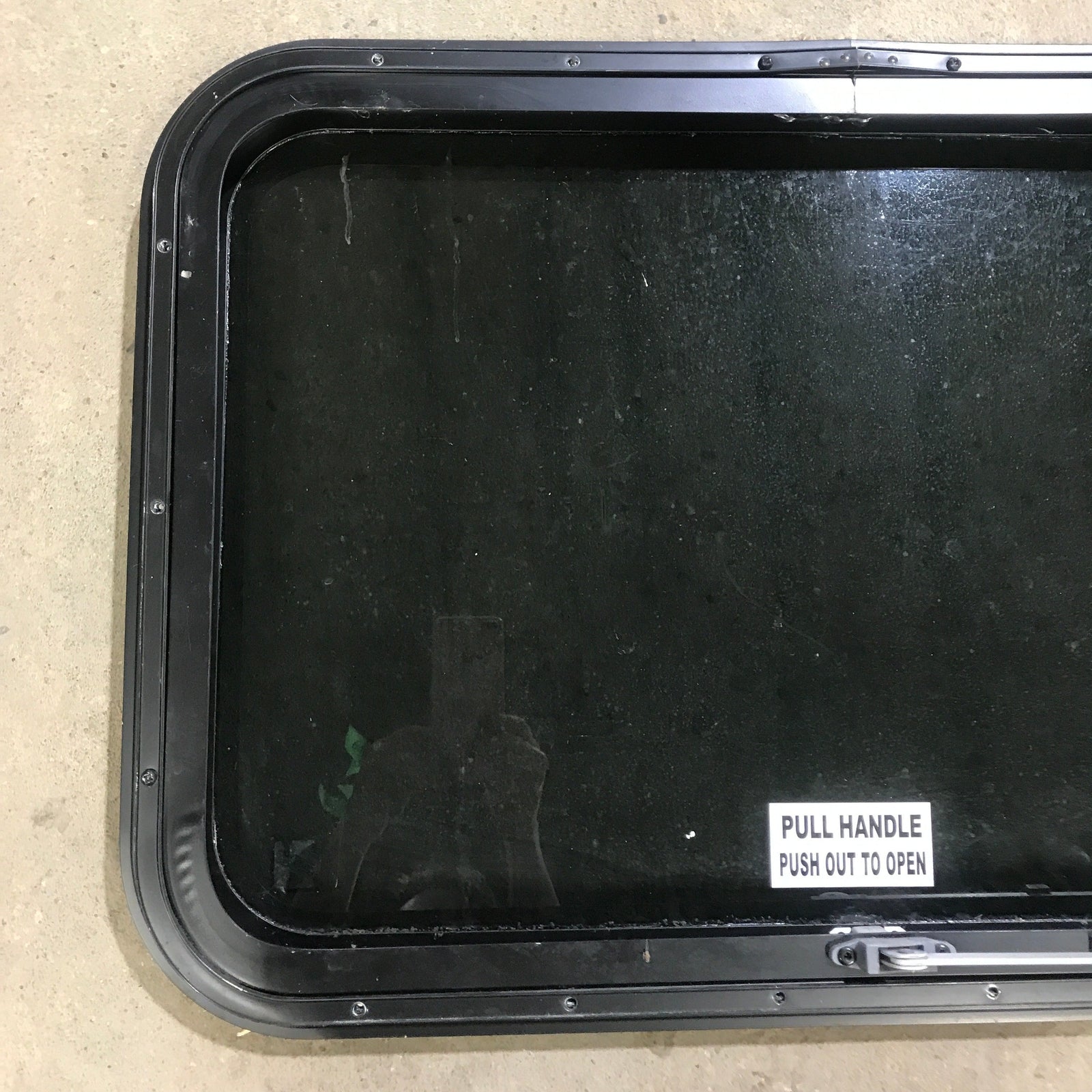 Used Black Radius Emergency Opening Window : 29.5